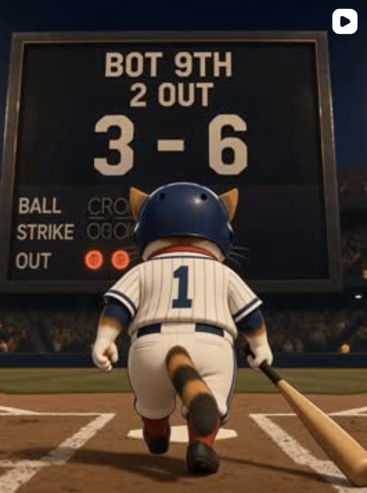 Baseball character reel thumbnail